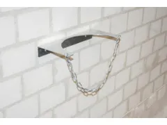 wandhouder voor gasflessen,v. 1xØ 230mm fles,HxBxD 50x290x135mm