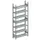 magazijnstelling,grondveld,HxBxD 2500x1056x336mm,vakl. 80kg,7xlegbord