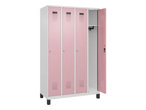 locker,HxBxD 1950x1200x500mm,4vak,vak B 300mm,cil.-slot,voeten