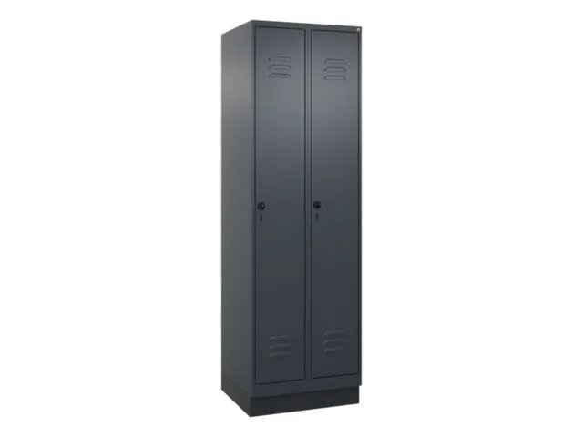 locker voor scheiding van kleding,HxBxD 1950x600x500mm,2vak