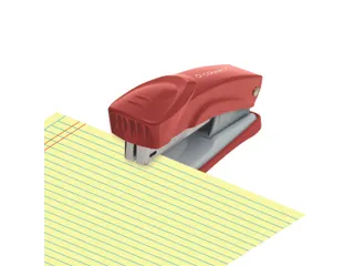 Q-connect Nietmachine Metaal Half Strip 25vel Rood - 2