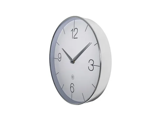 Horloge murale NeXtime Finesse Ø30,5cm argent
