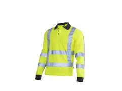 Poloshirt Infra-line RWS Lange Mouw Fluorgeel, Maat 7EL