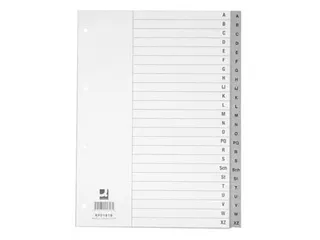 Tabbladen Set A-Z Met Indexblad PP A4 4-Gaats 24 Tabs Grijs - 1