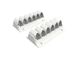 Kabelmanagement Addit kabelgolf set van 2 Wit