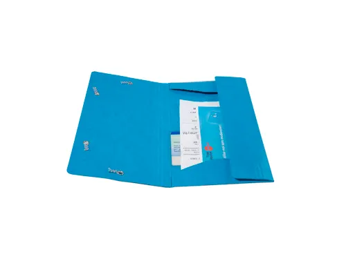 Elastomap 1928 met 3 kleppen ft DL Assorti kleuren karton
