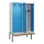 PBM-locker met bank,HxBxD 2120x1200x815mm,4vak,vak B 300mm