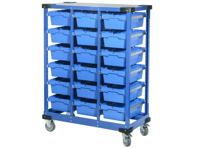 transportwagens voor houders,HxLxB 1505x1120x590mm,draagverm. 250kg