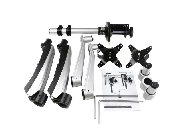 Bras Dual 2 écrans jusqu'à 24 inch Reglable