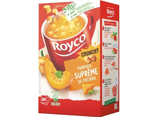 Minute Soup Pompoensuprême Met Croutons Doos 20 Stuks