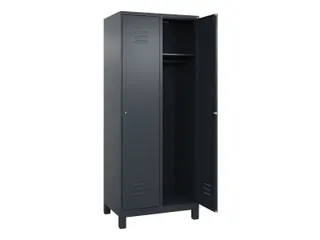 locker,HxBxD 1950x800x500mm,2vak,vak B 400mm,cil.-slot,voeten - 1