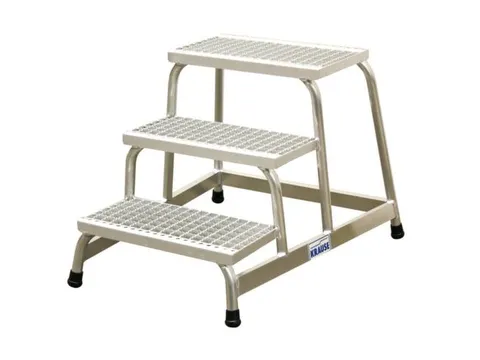 Montagetrap Aluminium H 0 6M 3Treden Incl. Platform Treden Rooster