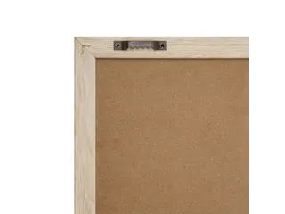 Letterbord Zwart 40x60cm licht houten frame - 16