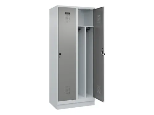 locker voor scheiding van kleding,HxBxD 1950x800x500mm,2vak