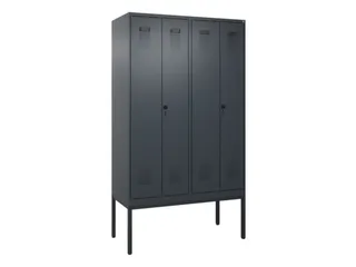 PBM-locker,HxBxD 2120x1200x500mm,4vak,vak B 300mm,draaigrendel - 2