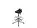 Siège assis-debout 530-780mm Assise mousse PU Noir Repose-pieds