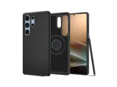 Thin Fit MagFit Samsung Galaxy S25 Hoesje Dun Back Cover Zwart