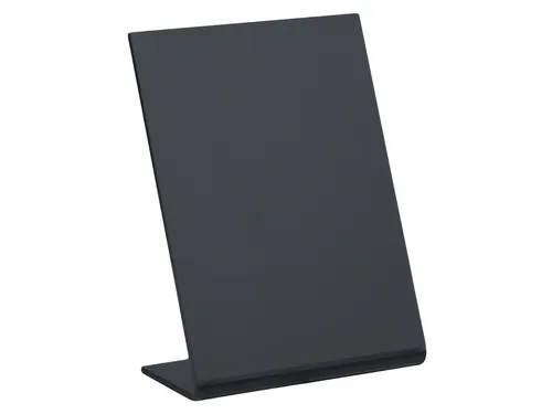 Krijtbord Securit A7 L-Bord Verticaal zwart 5 stuks