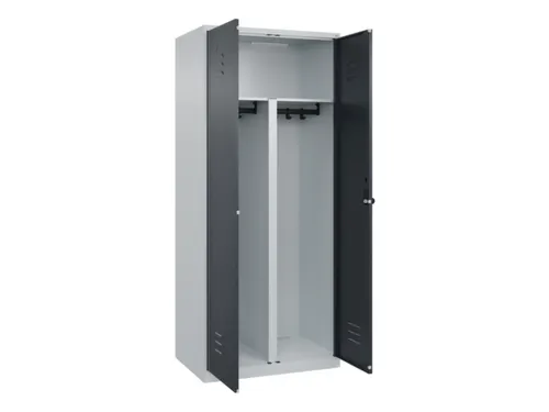 PBM-locker,HxBxD 1850x800x500mm,2vak,vak B 400mm,draaigrendel