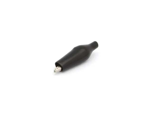 Geisoleerde Krokodillenklem 27mm - Zwart