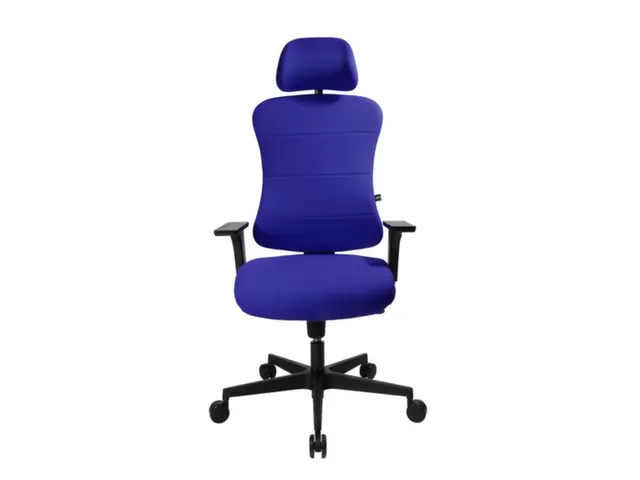 chaise de bureau pivotante,Mécan. synchrone,a. accoudoirs,appui-tête