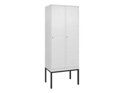 locker,HxBxD 2120x800x500mm,2vak,vak B 400mm,cil.-slot,voetonderstel