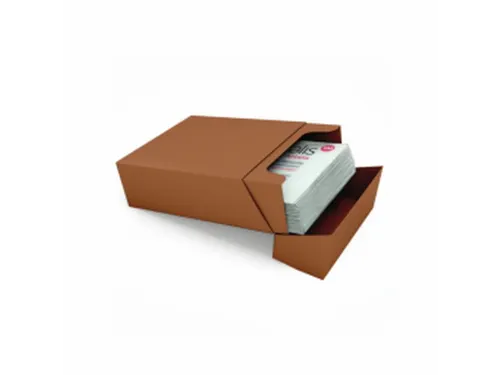 Kraft visitekaartdoosjes Bruin 60x95x36mm