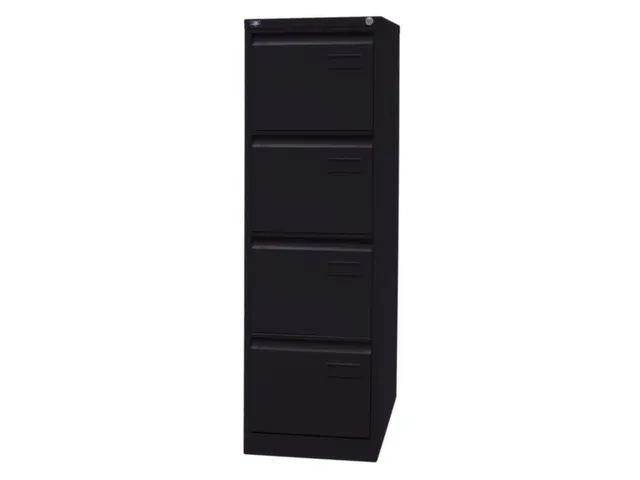 hangmappenkast,HxBxD 1321x413x622mm,4hangmappenframes,1baan,romp zwart