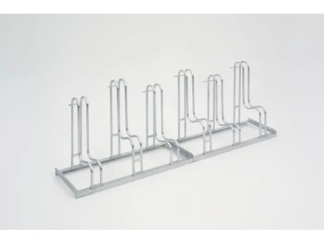 Fietsenrek L 2100mm 6plaatsen Enkelzijdig Te Schroeven Verzinkt