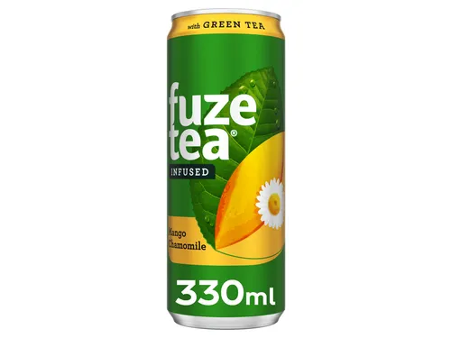 Frisdrank Fuze Tea Green Tea mango chamomile blik 330ml