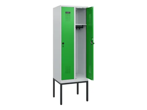 schoollocker,HxBxD 1950x600x500mm,2vak,vak B 300mm,draaigrendel