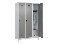 locker,HxBxD 1950x1200x500mm,3vak,vak B 400mm,draaigrendel,voeten