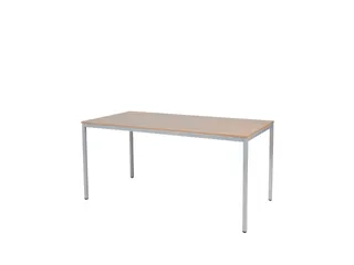 Domino Basic Tafel Vaste Hoogte 1600x800mm Hav/Kers 25mm Alu - 1