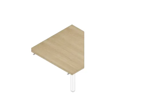 koppelelement voor bureau,90 °,HxBxD 730x840x840mm,v. C-voet