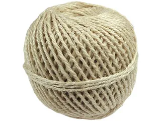 Sisalkoord touw uit 3 draden, bol van 500 g, +/- 75 m - 1