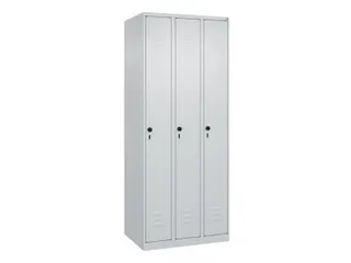 locker,HxBxD 1850x750x500mm,3vak,vak B 250mm,draaigrendel - 1