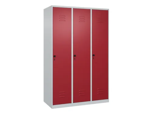 locker voor scheiding van kleding,HxBxD 1850x1200x500mm,3vak