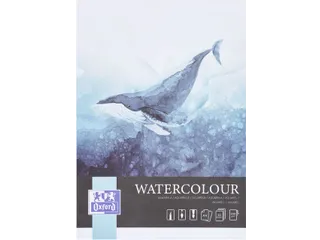 Aquarelblok Oxford Watercolour A4 20 vel 300gr gelijmd - 1