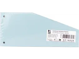 Trapezium 190g/m² karton 2-gaats verdeelstroken 100 stuks blauw