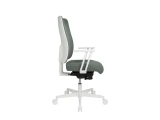 Bureaustoel,Synchroonmech.,M. Armleuningen,Zitting Stof Grijs-Groen - 8