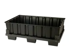 PE-opvangbak,v. 2x200l vat,opvangvol. 220l,HxBxD 400x1220x820mm