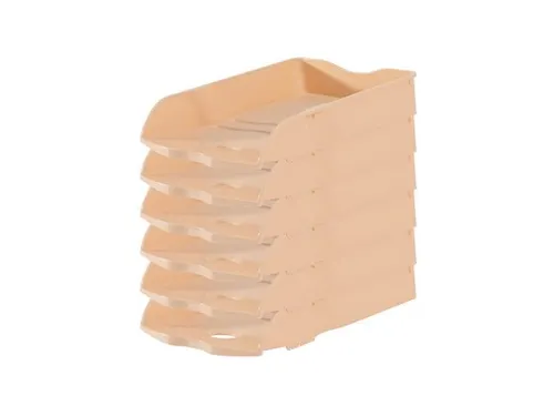 Brievenbak HAN Re-LOOP A4/C4 stapel- en nestbaar pastel oranje 100% ge
