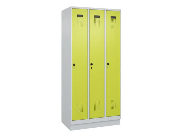 locker voor scheiding van kleding,HxBxD 1950x900x500mm,3vak