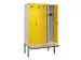 locker met bank,voor scheiding van kleding,HxBxD 2120x1200x815mm,4vak