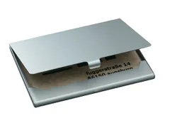 Visitekaartetui Sigel mat zilver