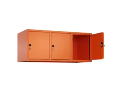 opzetkast,v. locker,3vak.,vak B 400mm,HxBxD 500x1200x500mm