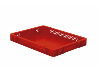 Euronorm-Stapelbak 4.5l Hxlxb 50x400x300mm Wanden Open Rood - 1