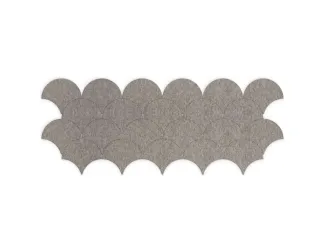 Akoestische PET-vilt Japanse Golf tegels donkergrijs 30x26cm 22 stuks - 1