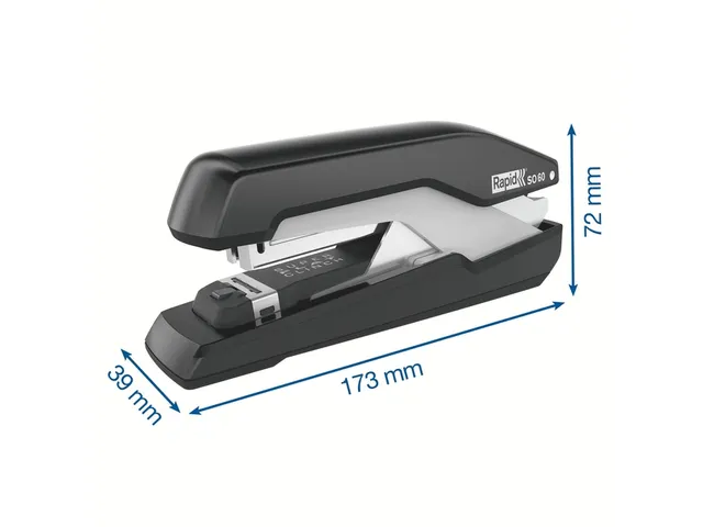 Nietmachine Rapid S60 fullstrip 60vel 24/6 zwart