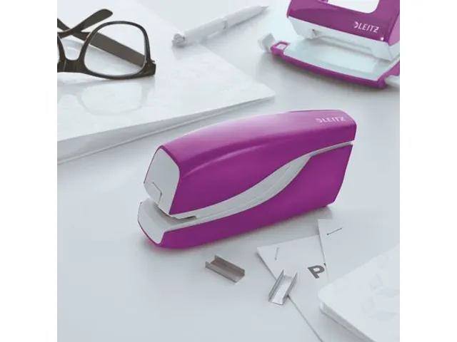 Nietmachine Leitz WOW NeXXt elektrisch paars 10vel